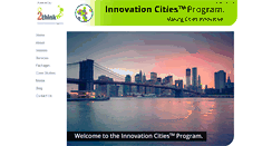 Desktop Screenshot of innovation-cities.com